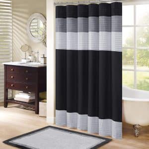 Comfort Spaces Windsor Bathroom Shower Curtain