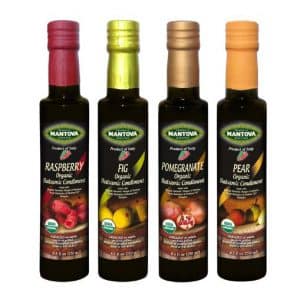 Mantova Organic Flavored Balsamic Vinegar Condiment