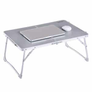 SUPERJARE Foldable Laptop Table, Ultra Lightweight - Gray