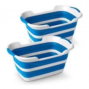 Stylin’ Home 2-Pack Collapsible Laundry Basket