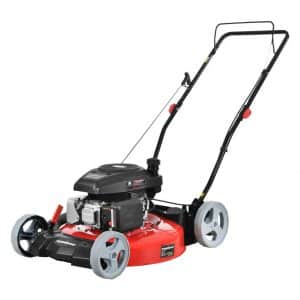 PowerSmart DB2321C Red and Black Lawn Mower