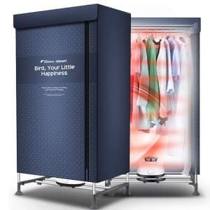 CJSWT Heated Airer Laundry Warm Air-Drying Wardrobe