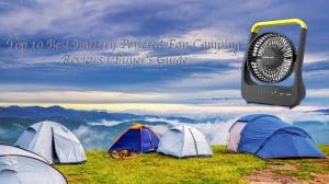 Battery Powered Fan Camping