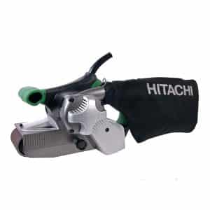 Hitachi SB8V2 9.0 Amp Variable Speed Belt Sander with Soft Grip Handles and Trigger Lock