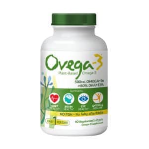 OVEGA-3 Vegan Algae Omega-3 Supplement
