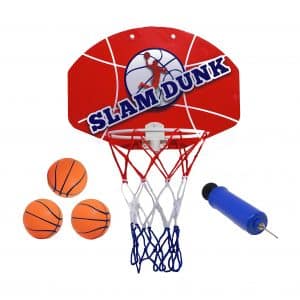 Kipi Toys Simple Assembly Dunk Mini Basketball Hoop Set -