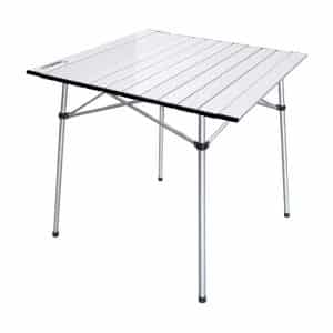 Growsun Folding Camping Table, Portable Aluminum Lightweight Square Camp table
