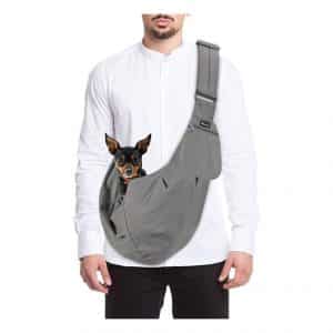 SlowTon Hand-Free Padded Dog Sling Carrier