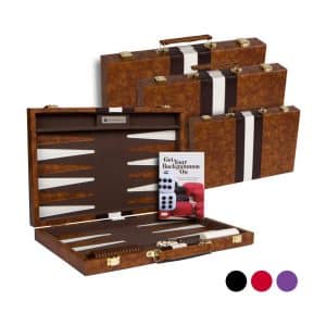 Get The Games Out Backgammon Set (Brown, Medium)