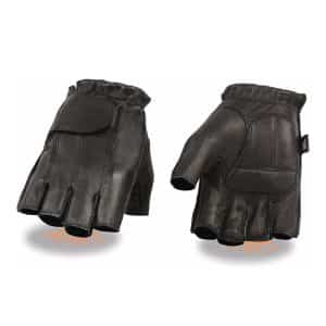 Milwaukee Leather Motorcycle Fingerless Gloves