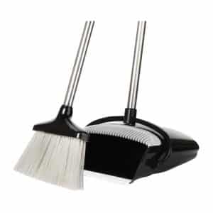 QJQ BMAI Extendable Broom and Dustpan Set